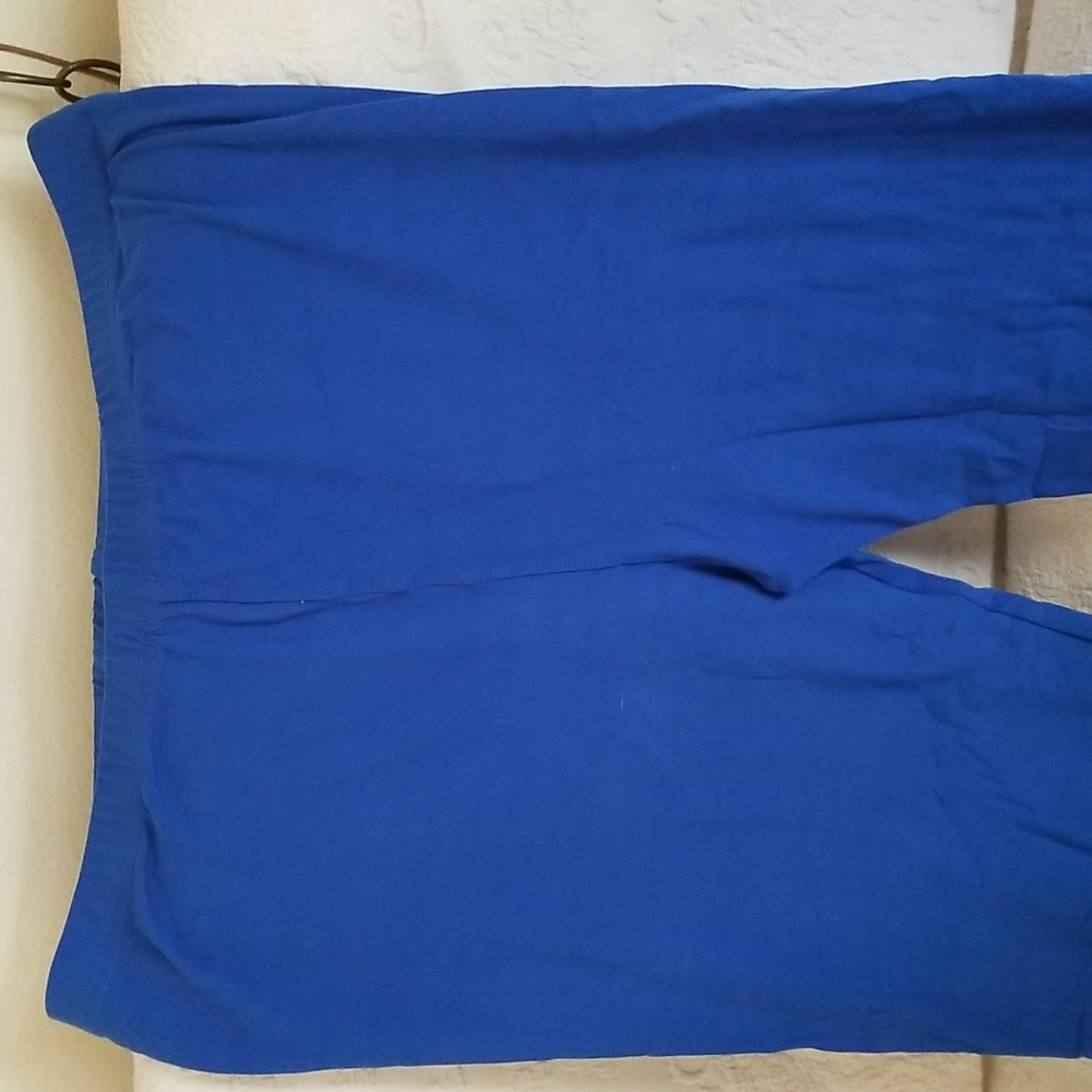 Solid blue leggings